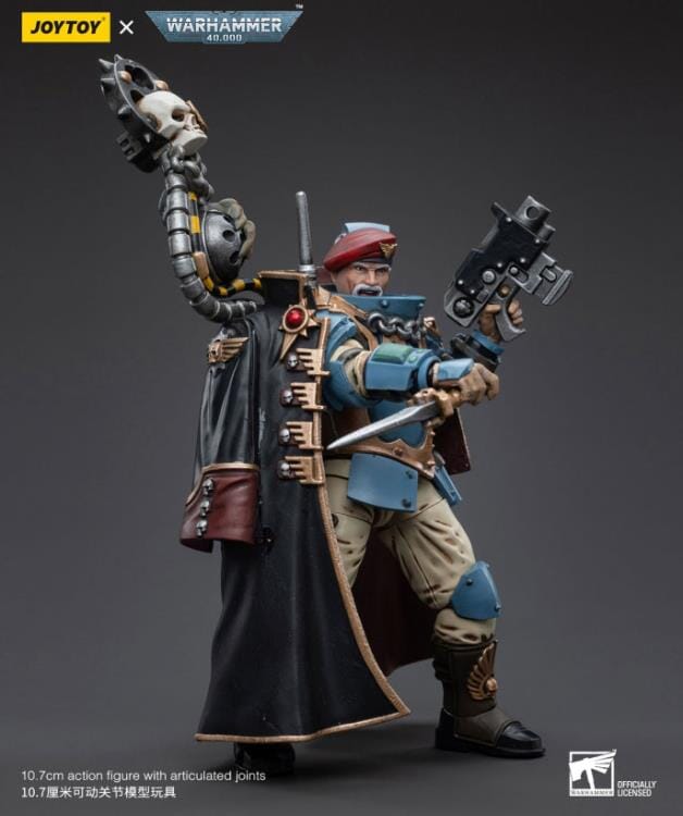 Warhammer 40k Astra Militarum Tempestus Scions Command Squad 55th Kappic Eagles Tempestor Prime 1/18 Scale Figure