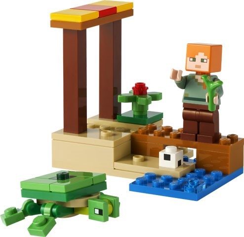 LEGO Minecraft 30432 The Turtle Beach Building Kit