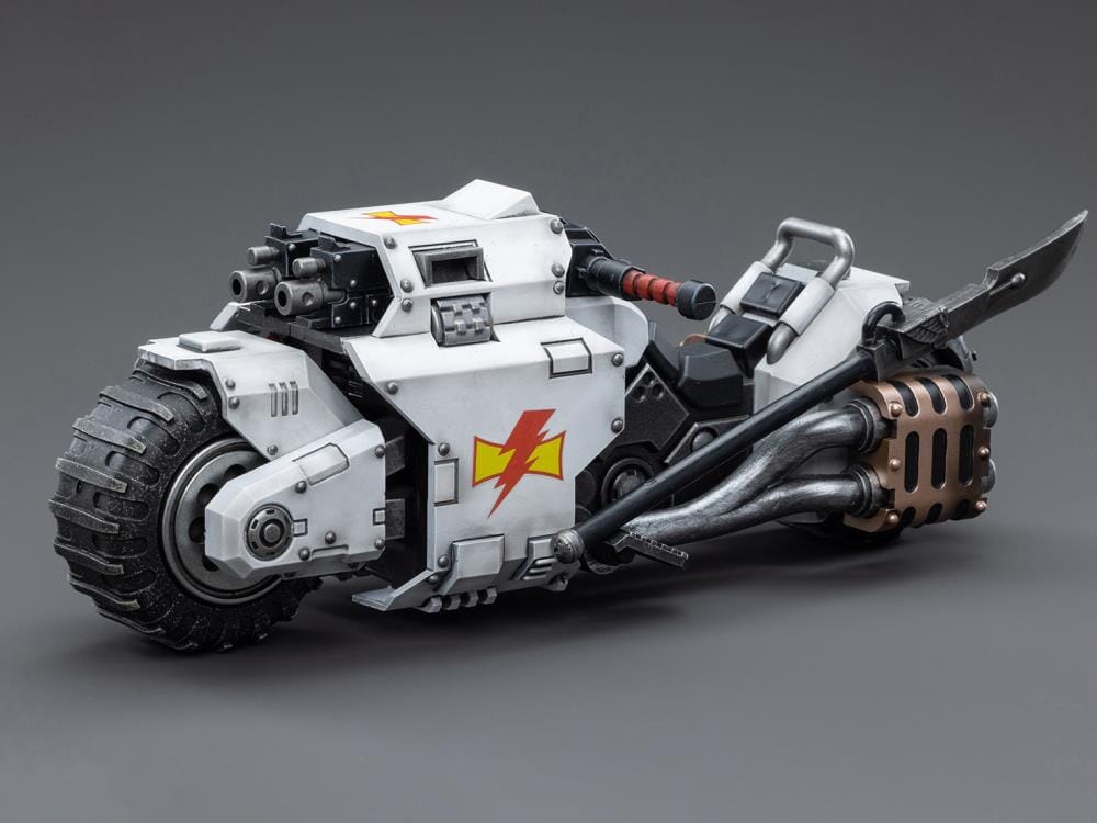 Warhammer 40K White Scars Raider-Pattern Combat Bike 1/18 Scale Vehicle