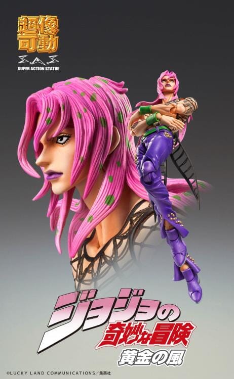 JoJo's Bizarre Adventure: Golden Wind Super Action Statue Diavolo (Reissue)