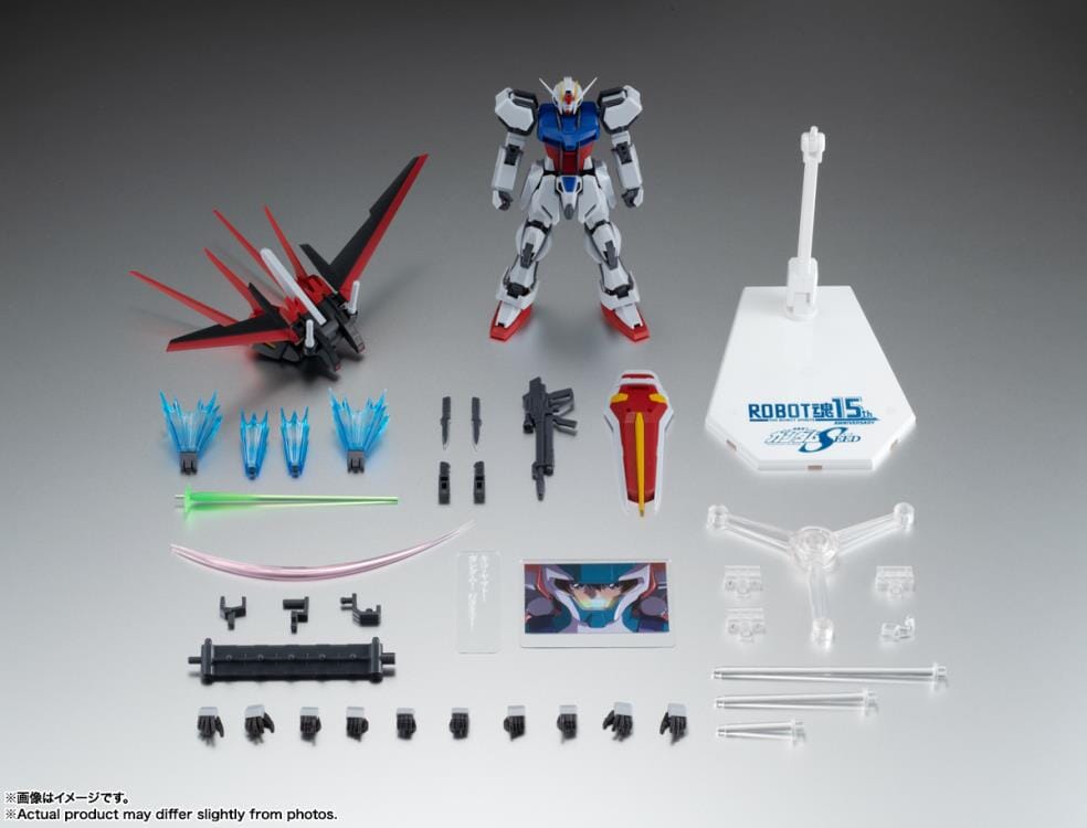 Mobile Suit Gundam SEED Robot Spirits 15th Anniversary GAT-X105+AQM/E-X01 AILE Strike Gundam (Ver. A.N.I.M.E.)