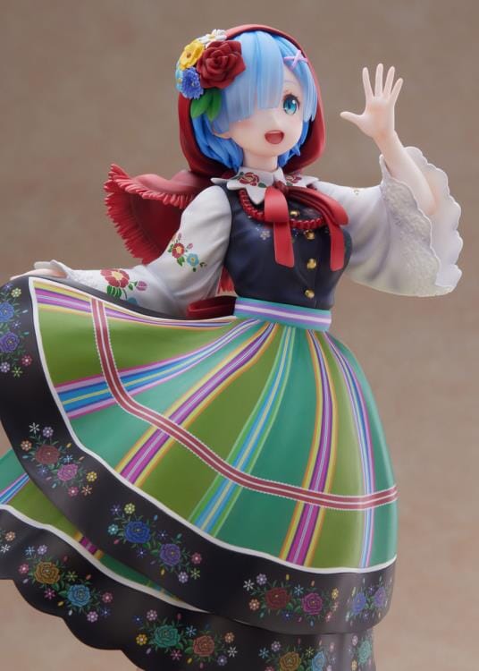 Re Zero Starting Life in Another World F Nex Rem (Country Dress Ver.) 1/7 Scale Figure