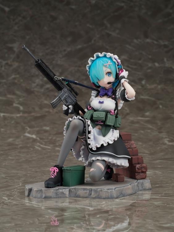 Re Zero Starting Life in Another World F Nex Rem (Military Ver.) 1/7 Scale Figure