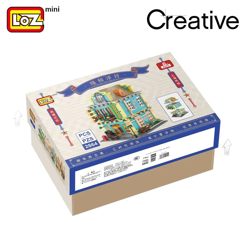 LOZ Creator Series 1041 Old Shanghai Iris and the Foreign Bank