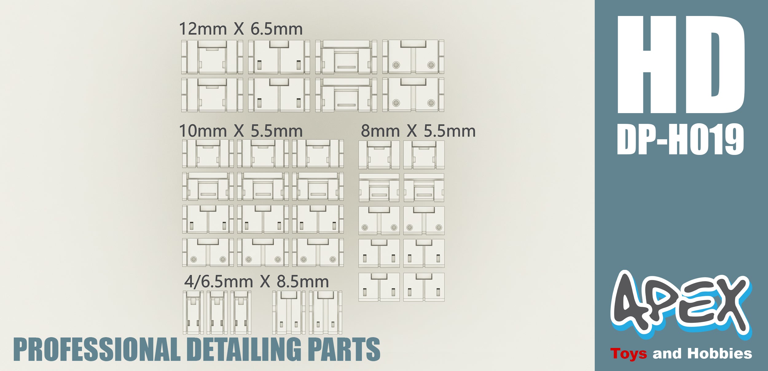 Apex Detailing Parts DP-H019 Detail Panel Addon