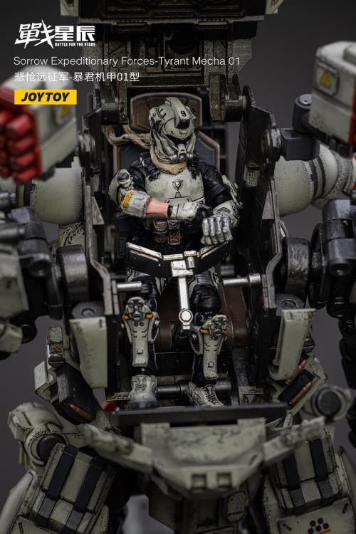 Battle for the Stars Sorrow Expeditionary Forces Tyrant Mecha 01 With Pilot 1/18 Scale Figure Set