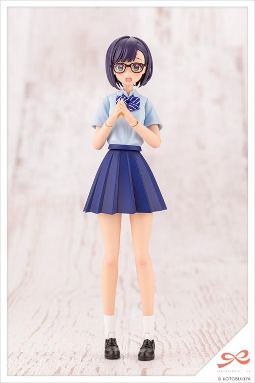 Sousai Shoujo Teien Touou High School Summer Clothes Koyomi Takanashi (Dreaming Style Ture Sapphire Ver.) 1/10 Scale Model Kit