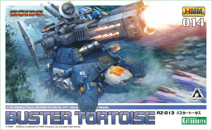 Zoids Highend Master Model RZ-013 Buster Tortoise 1/72 Scale Model Kit