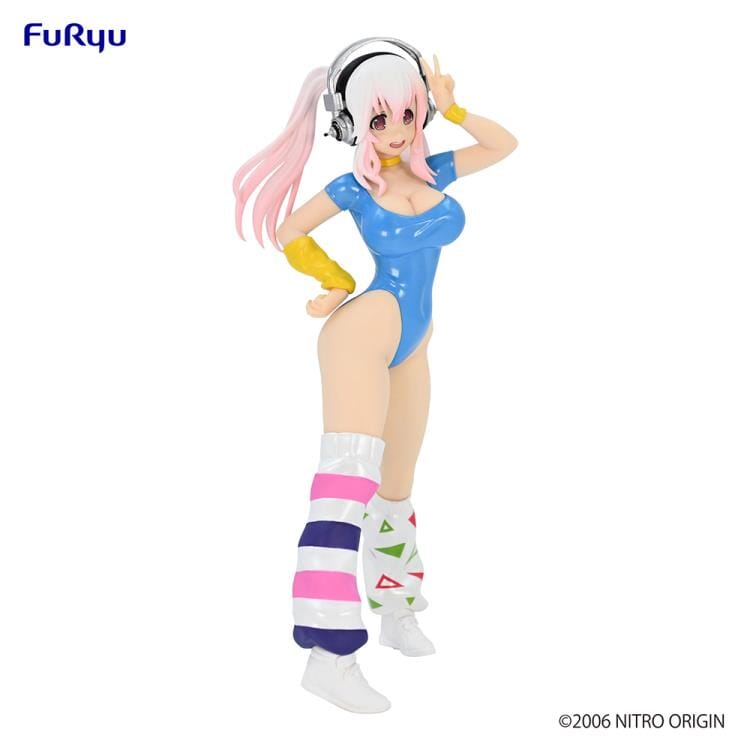 Nitroplus Super Sonico (1980's Blue Another Color Ver.) Concept Figure (Reissue)