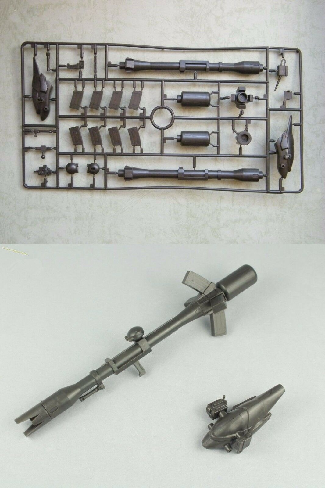 MG 1/100 Strike Bazooka+Astray BuCUE Tactical Reconnaissance Head Model Set