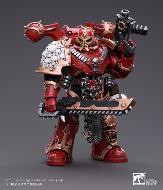 Warhammer 40K Chaos Space Marines Crimson Slaughter Brother Maganar 1/18 Scale Figure