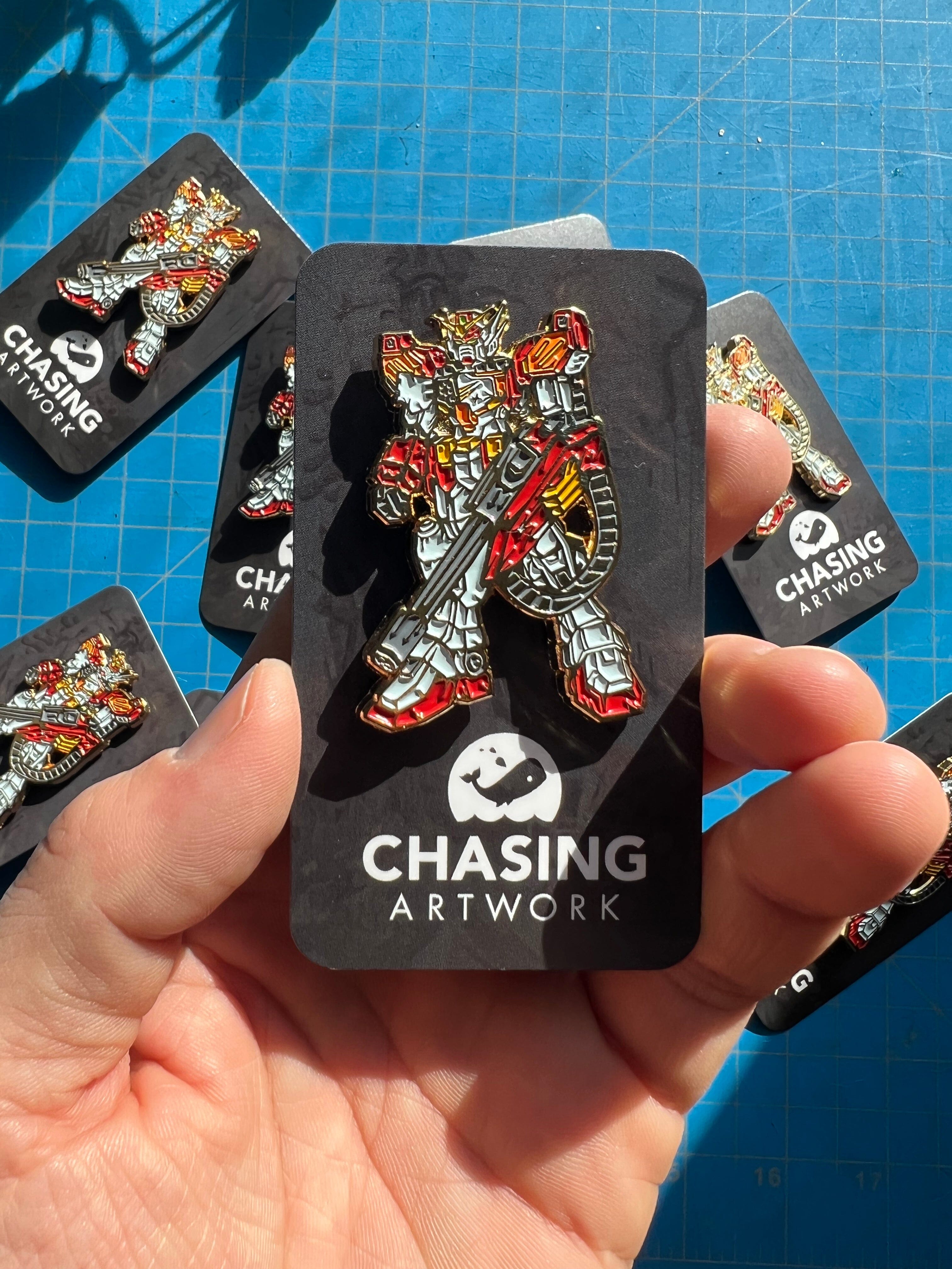 Limited Chasing Artwork Gundam Heavyarms Enamel Pin