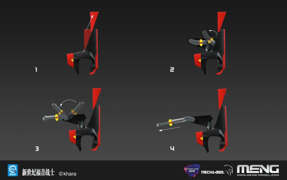 Rebuild of Evangelion MECHA-002L EVA Unit-02 Production Model Kit