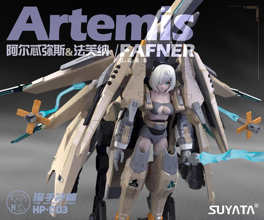 HP-003 The Hunter's Poem Artemis & Fafner 1/12 Scale Model Kit