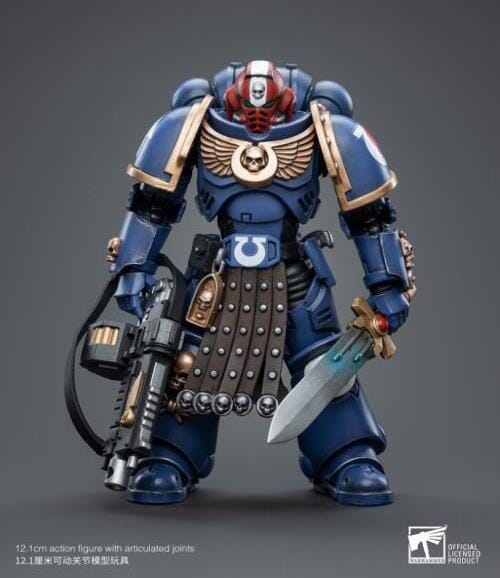 Warhammer 40k Ultramarines Intercessor Veteran Sergeant Brother Aeontas 1/18 Scale Figure