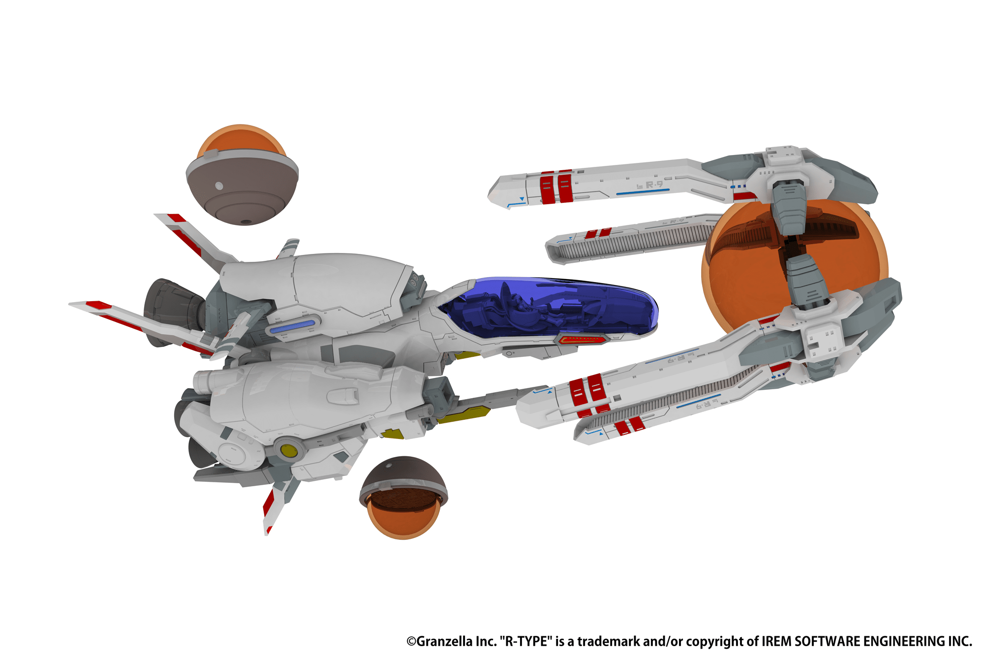 R-Type Final 3 Evolved R-9A (Arrow Head) Model Kit