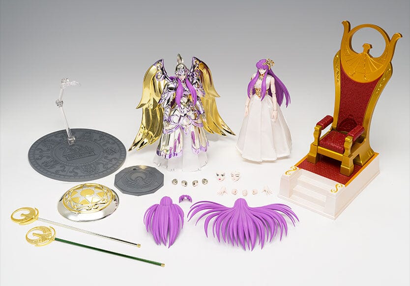 Saint Seiya Myth Cloth EX Goddess Athena & Saori Kido