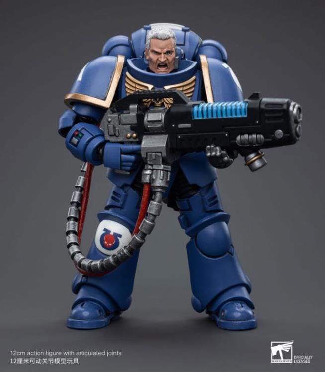 Warhammer 40K Ultramarines Hellblasters Sergeant Ulaxes 1/18 Scale Figure