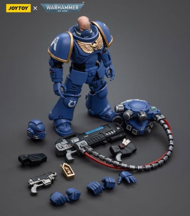 Warhammer 40K Ultramarines Hellblasters Brother Torsus 1/18 Scale Figure