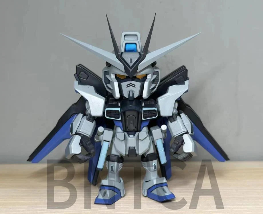 Mobile Suit Gundam SEED Freedom QMSV Mini Strike Freedom Gundam & Infinity Justice Gundam Box of 8 Random Figures