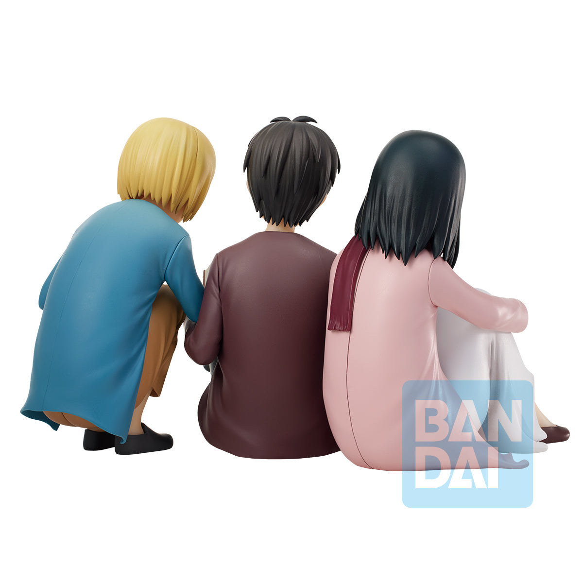 Attack on Titan Ichibansho Eren Jaeger & Mikasa Ackerman & Armin Arlert (Rumbling) Figure