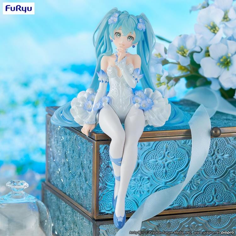 Vocaloid Hatsune Miku (Flower Fairy Nemophila Ver.) Noodle Stopper Figure (Reissue)