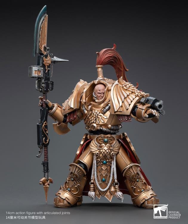 Warhammer 40K Adeptus Custodes Shield Captain in Allarus Terminator Armor Hydon Seronis 1/18 Scale Figure