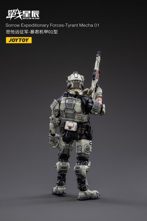 Battle for the Stars Sorrow Expeditionary Forces Tyrant Mecha 01 With Pilot 1/18 Scale Figure Set