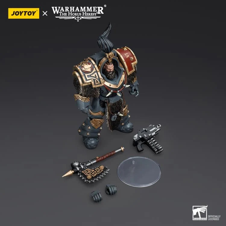 Warhammer 40k Space Wolves Varagyr Wolf Guard Squad Varagyr Thegn 1/18 Scale Action Figure