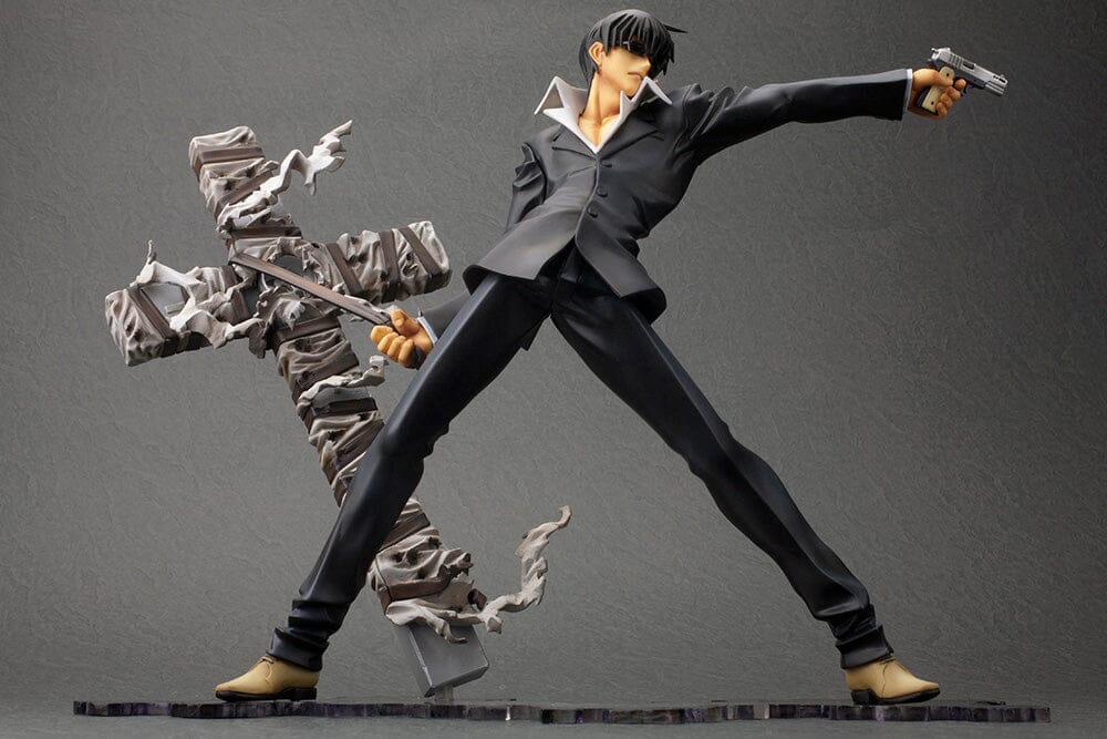 Trigun Badlands Rumble ArtFX J Nicholas D. Wolfwood (Renewal Package Ver.) 1/8 Scale Figure (Reissue)