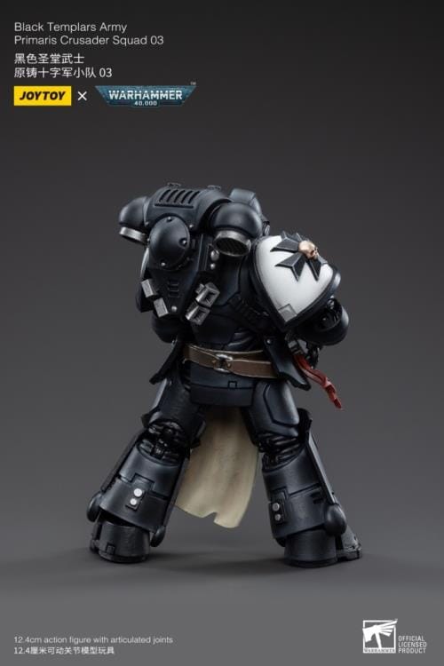 Warhammer 40K Black Templars Primaris Crusader Squad 1/18 Scale Figure Set