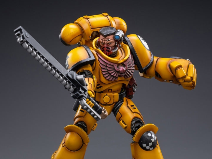 Warhammer 40K Imperial Fists Intercessors Brother Sergeant Sevito 1/18 Scale Figure