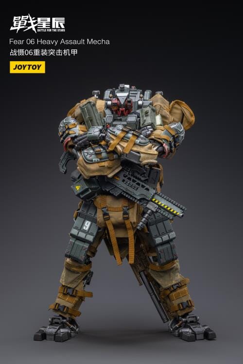 Battle for the Stars FEAR VI (Heavy Assault) With Pilot 1/18 Scale Figure Set