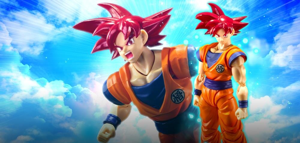 Dragon Ball Super S.H.Figuarts Super Saiyan God Goku (Saiyan God Instilled with the Light of Righteous Hearts) (Reissue)