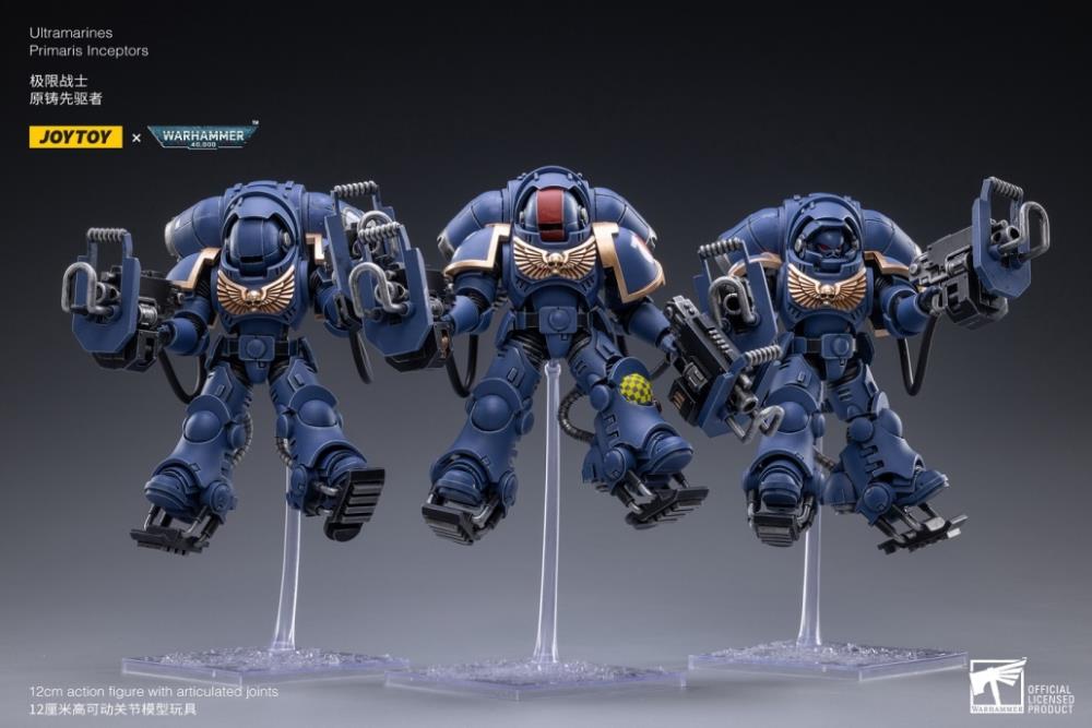 Warhammer 40K Ultramarines Primaris Inceptors 1/18 Scale Figure Set