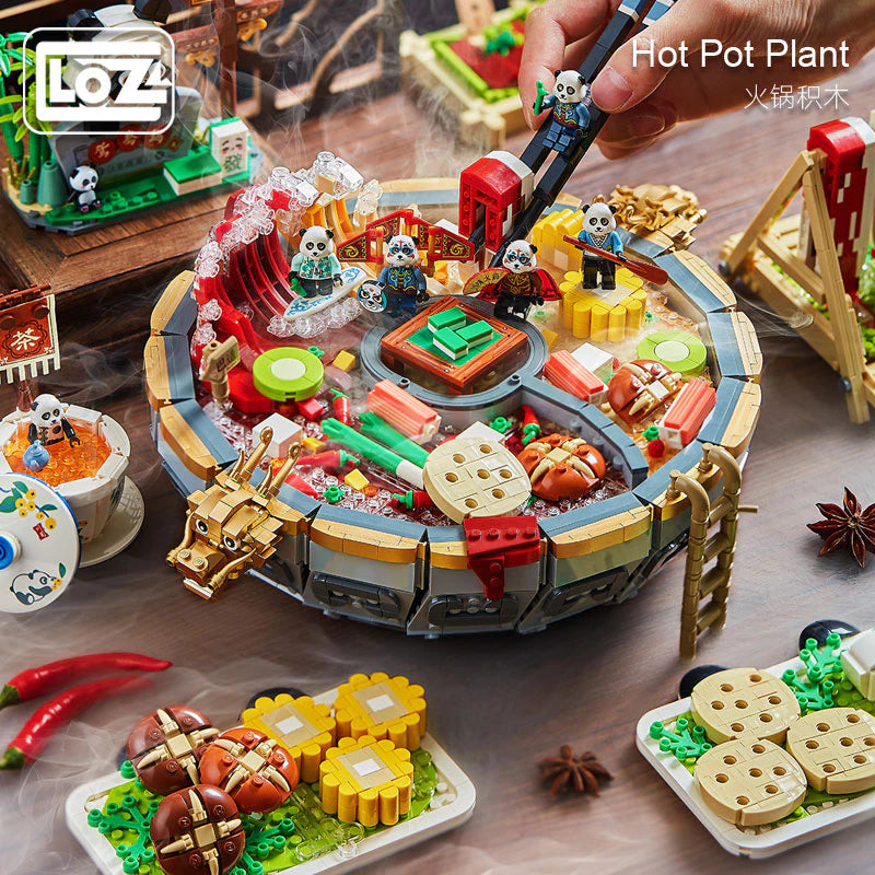 LOZ Creator Series 1072 Sichuan Flavored Hot Pot