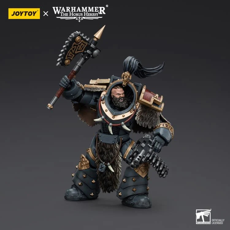 Warhammer 40k Space Wolves Varagyr Wolf Guard Squad Varagyr Thegn 1/18 Scale Action Figure