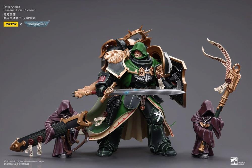 Warhammer 40k Dark Angels Primarch Lion El'Jonson 1/18 Scale Figure