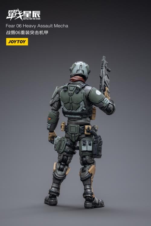 Battle for the Stars FEAR VI (Heavy Assault) With Pilot 1/18 Scale Figure Set