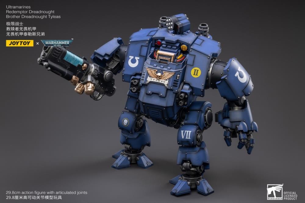 Warhammer 40K Ultramarines Redemptor Dreadnought Brother Tyleas 1/18 Scale Action Figure (Reissue)