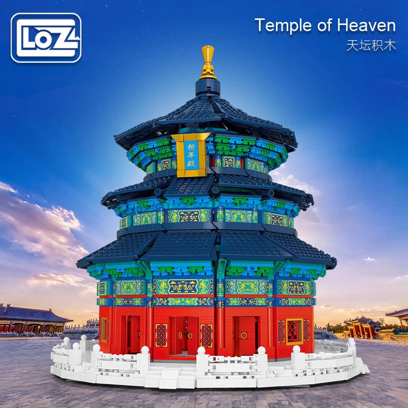 LOZ Architecture Mini Blocks 1068 Temple of Heaven National Tide