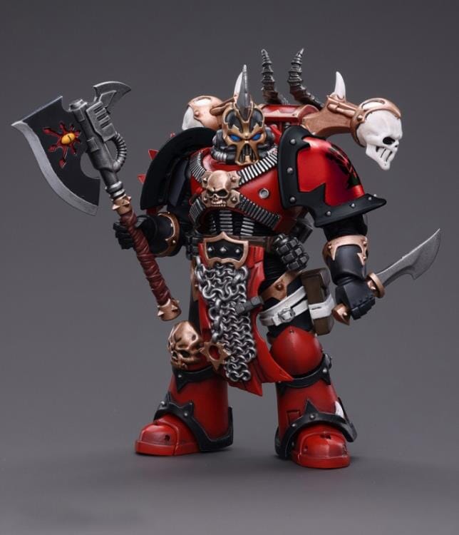 Warhammer 40K Chaos Space Marines Red Corsairs Exalted Champion Gotor the Blade 1/18 Scale Figure