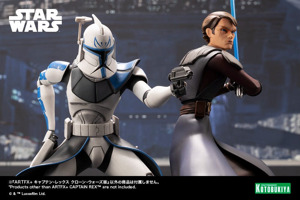 Star Wars The Clone Wars ArtFX+ Captain Rex Statue