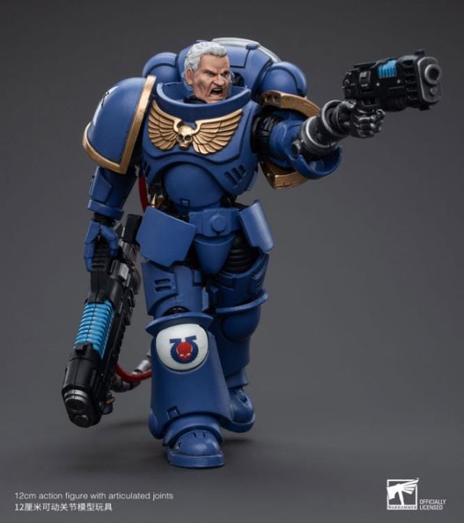 Warhammer 40K Ultramarines Hellblasters Sergeant Ulaxes 1/18 Scale Figure