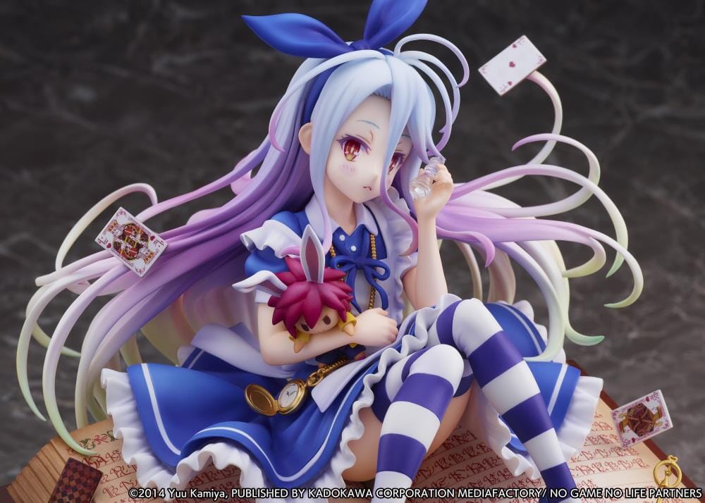 No Game No Life Shiro (Alice in Wonderland Ver.) 1/7 Scale Shibuya Scramble Figure