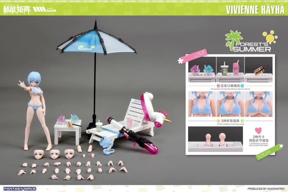 Fantasy Girls Forest's Summer Vivienne Hayha (Summer Shine Ver.) Model Kit