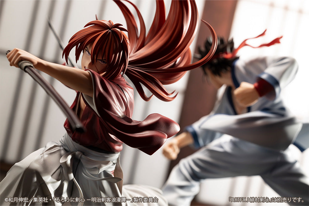 Rurouni Kenshin Meiji Swordsman Romantic Story ArtFX J Sanosuke Sagara 1/8 Scale Figure