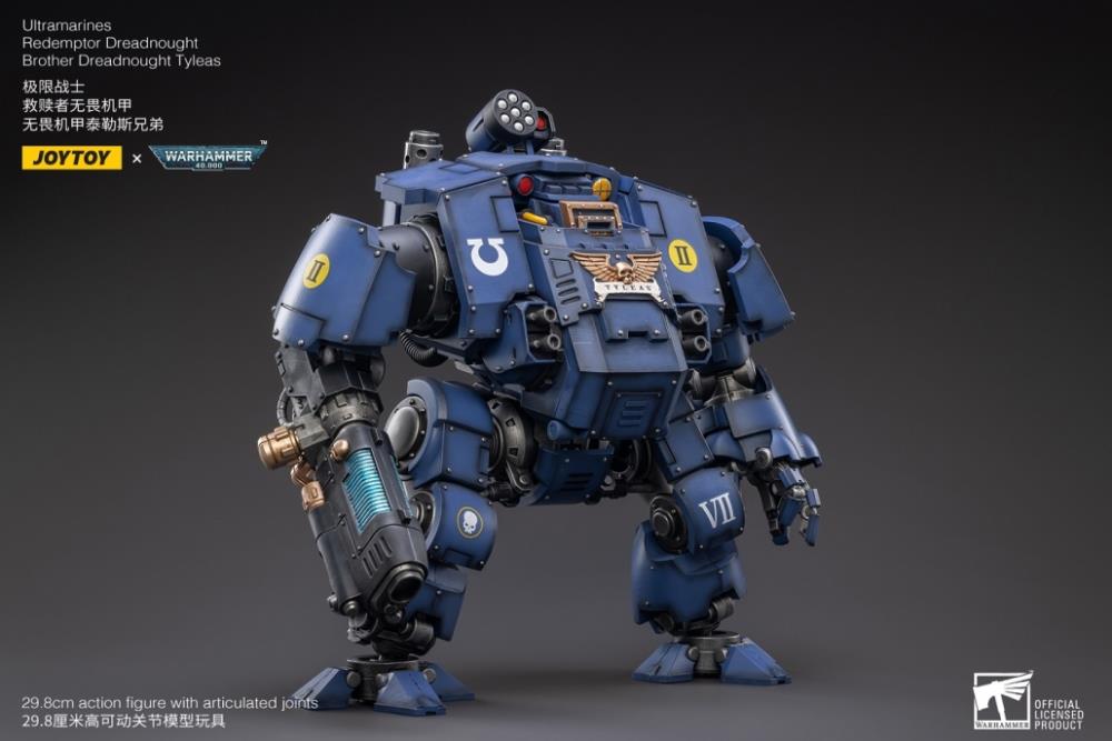 Warhammer 40K Ultramarines Redemptor Dreadnought Brother Tyleas 1/18 Scale Action Figure (Reissue)