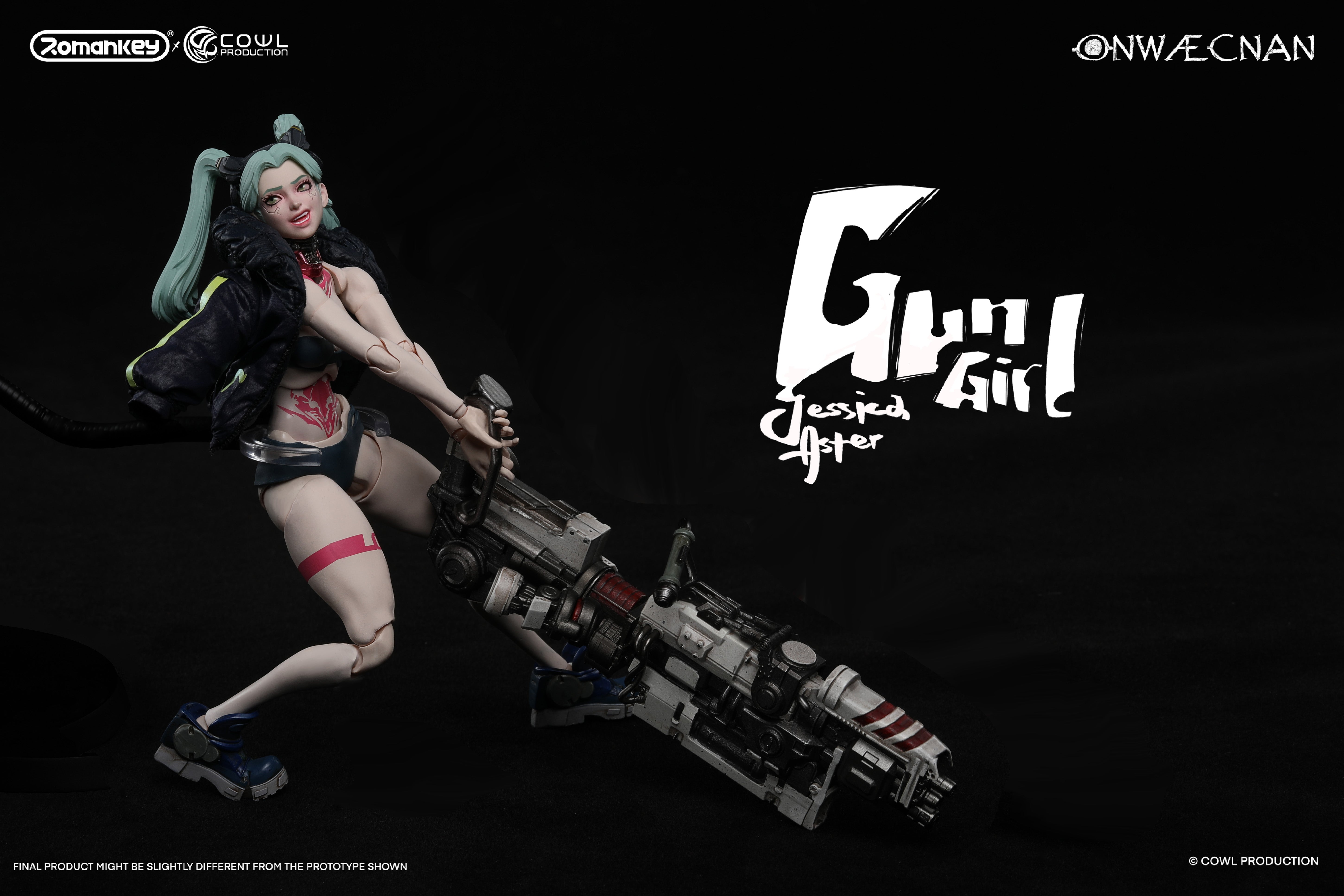 Romankey X Cowl 1/12 Gun Girl Jessica Aster Deluxe Version Action Figure