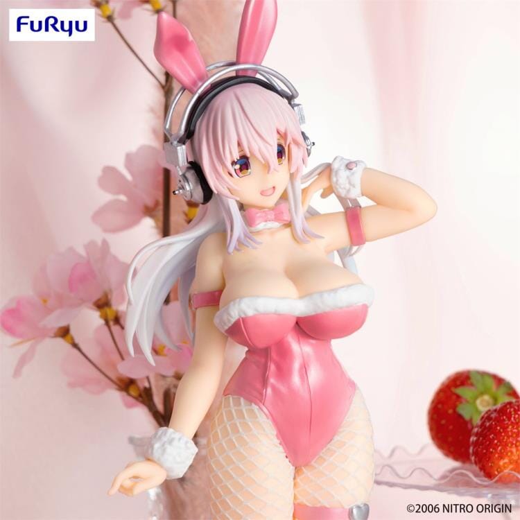 Nitroplus BiCute Bunnies Super Sonico (Pink Rabbit Ver.) Figure